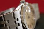 Rolex Oysterquartz 17014 staal met 18K witgouden bezel